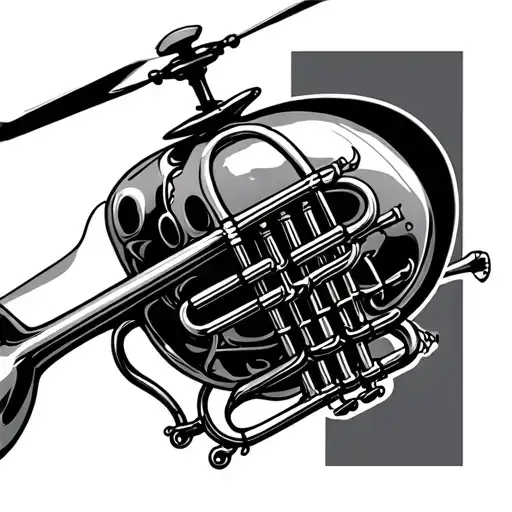 Rugby Helicopter Trumpet