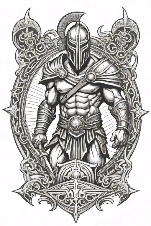 Ares God Of War Ready For War Sword Shield