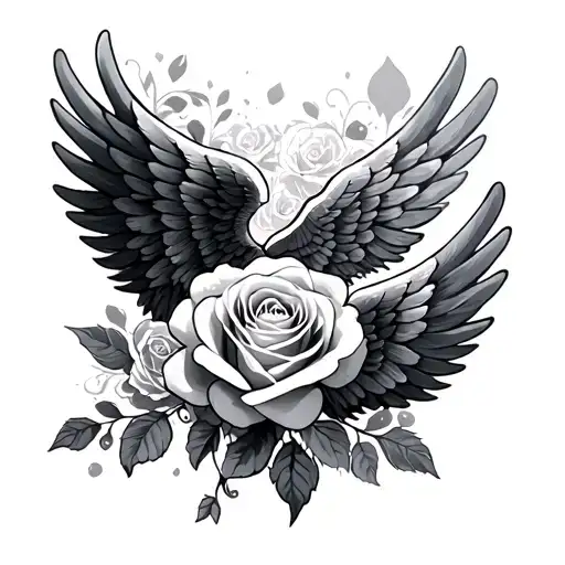 Wings And Roses