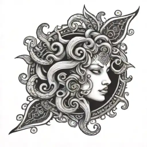 Medusa In Mandala