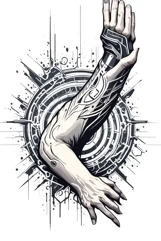 Cyber Forearm Sleeve