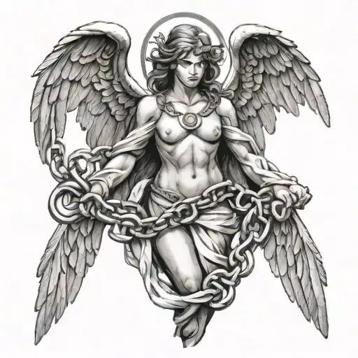 Angel Chains Wrapped