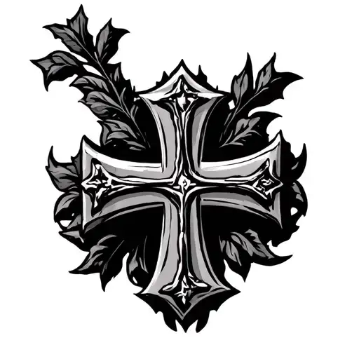 Cross Of Old German Traditional