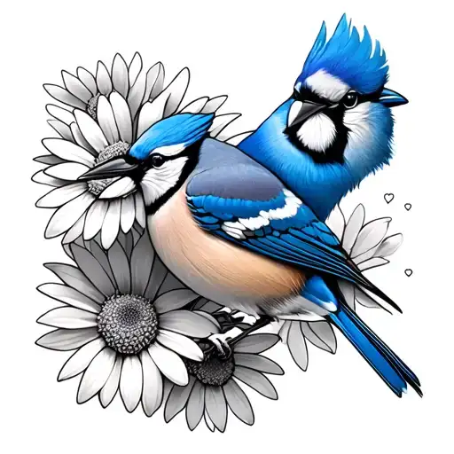 Blue Jay Book Daisy