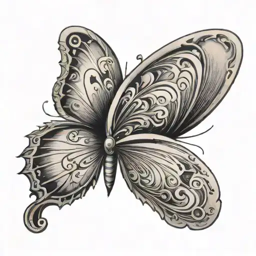 A Butterfly That Contains The Letter C Somewhere Very Simple