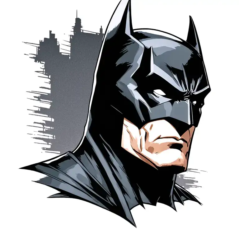 Batman Head And Shoulders