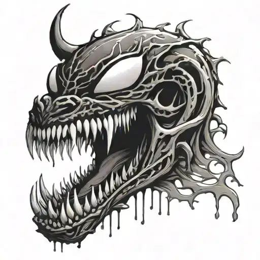 Venom Drips From The Fangs