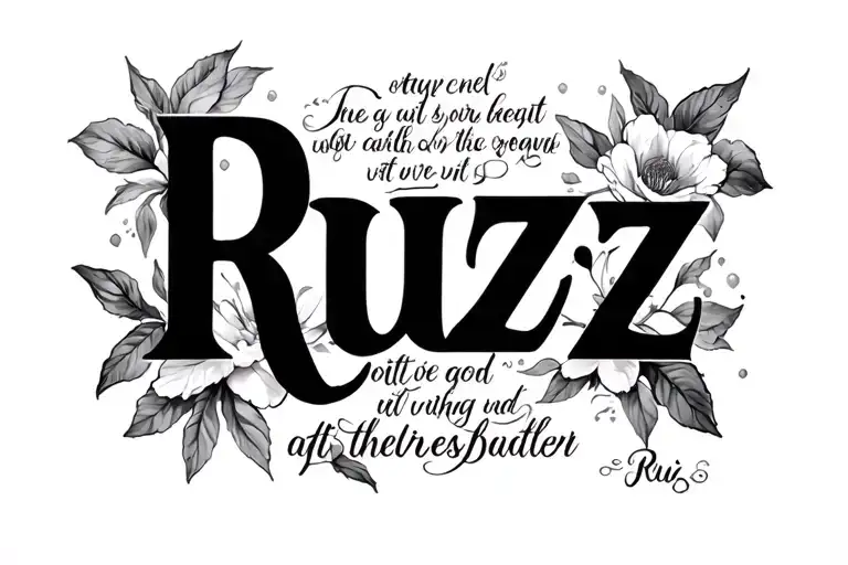 Ruiz Cursive Lyrics At The Abdomen
