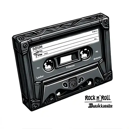 Rock'n'roll Datum Musikkassette