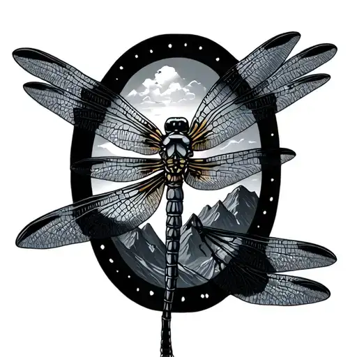 Catcher Mountains Dragonfly Perched