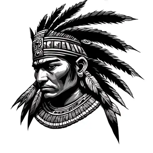 Tribal Mayan Warrior