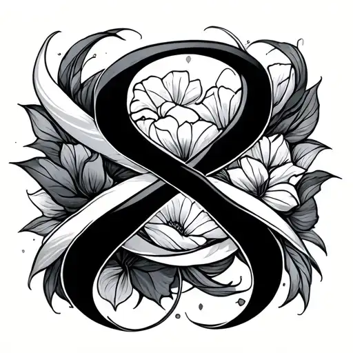 Infinity Symbol Intertwined