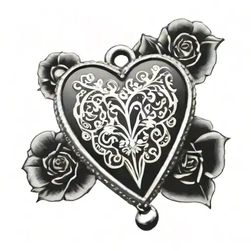 Mexican 60'S Vintage Heart Locket