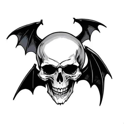 Skull And Bat