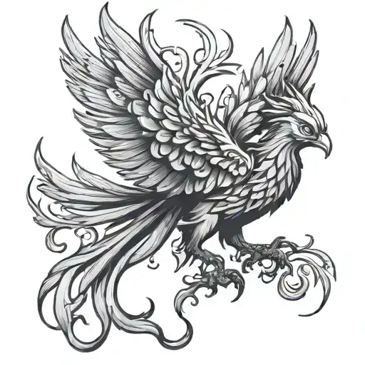 Phonix Rising Phoenix Bird