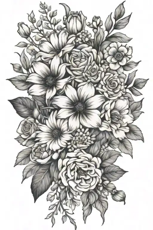 Birth Flower Bouquet