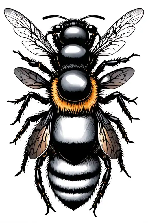 Wu Tang Inspired Tattoo Featuring Killer Bees