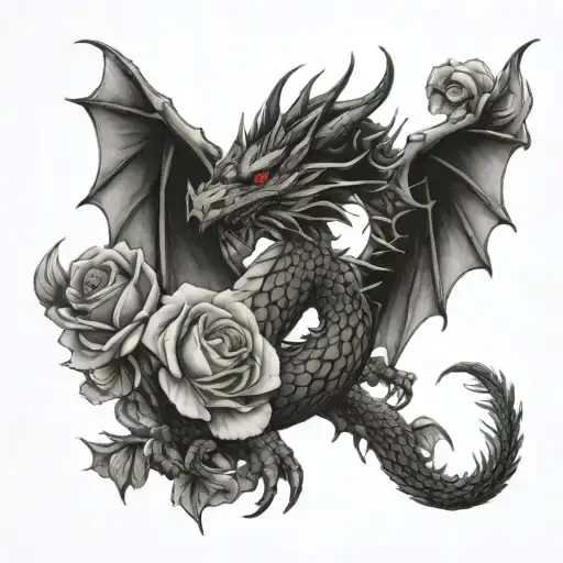 Rose Cherry Blossomdragon