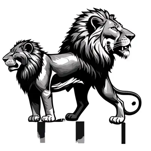 Lions In Herdas