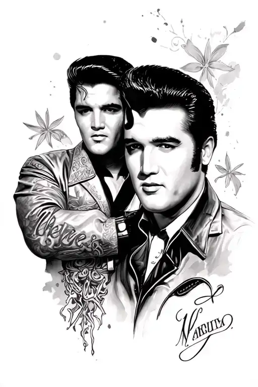 Elvis Presley And Johnny Cash