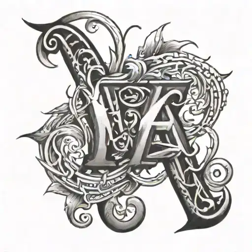 A Picture Of Two Letter F Of The Intertwined