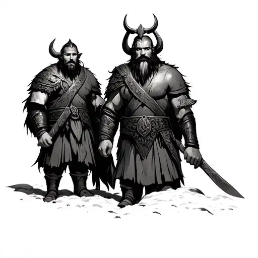 Viking Father Son