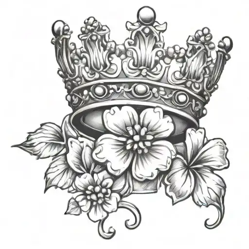 Crown And Clover Tattoo Inspired