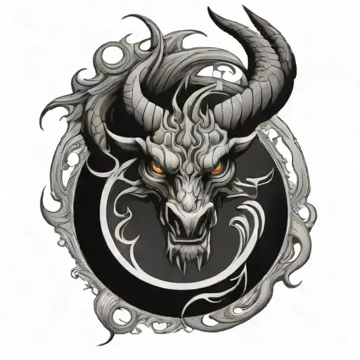 Circle Taurus Dragon