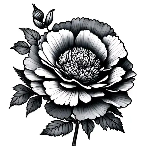 Fine Line Carnation Flower Bouquet