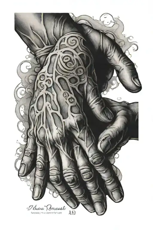 Michaelangelo Hands Reaching