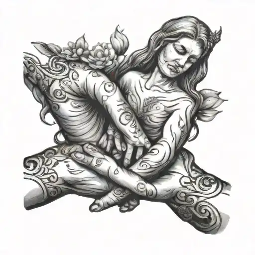 Mother Holding Hands