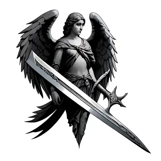 Sword With Angel Wings