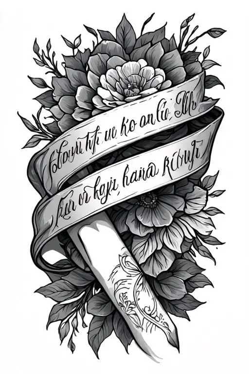 Full Forearm Printed And Written Ror In Forearm