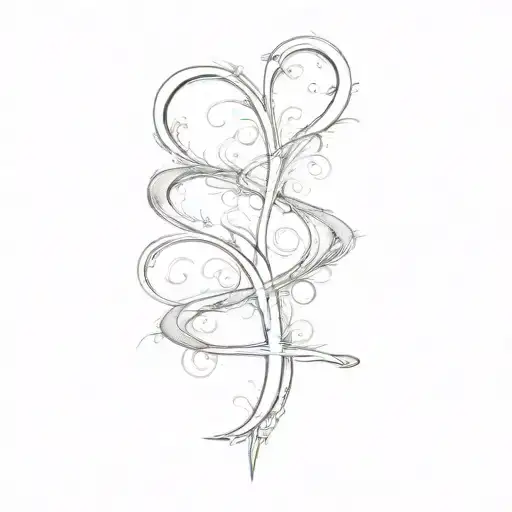 Name Initial A R With A Heart In Between Them