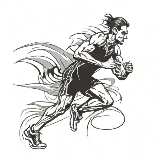 Runner Running