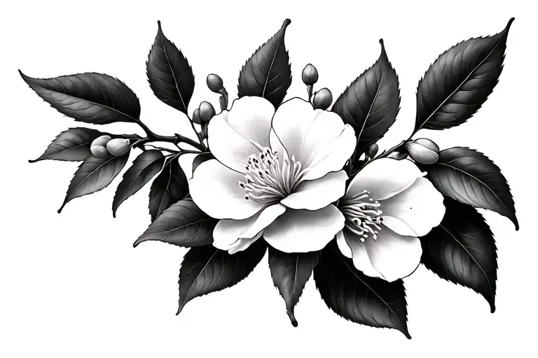 Apple Blossom Branch