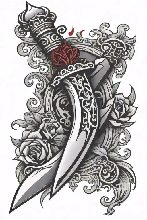 Dagger With Blood