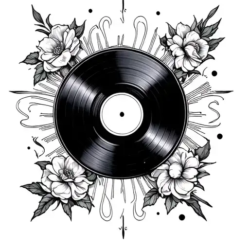 A Virgin Catolic Taking A Vinyl Record