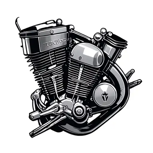 V Twin Engine