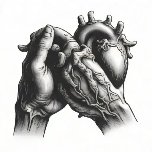Heart Held In Hands