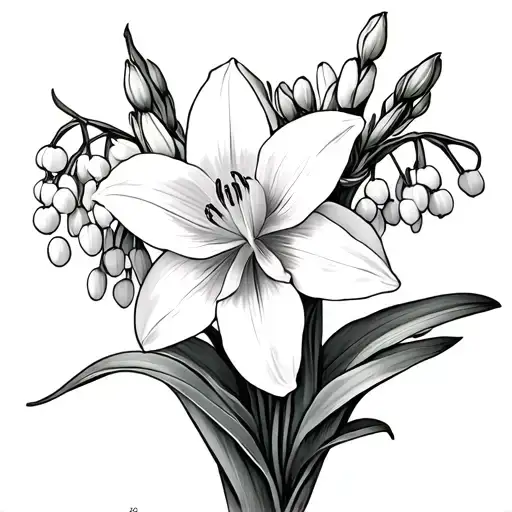 Narcissus And Lily Of The Valley