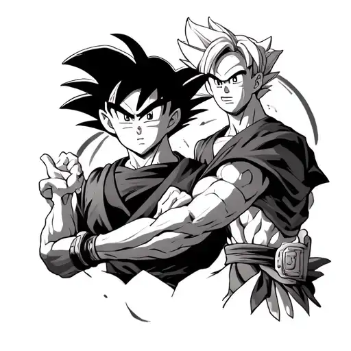 Goku Goten Gohan