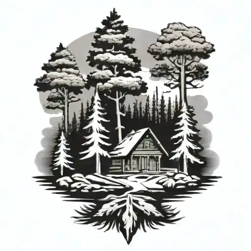 Lodge Pine Tree