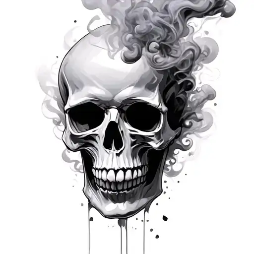 Skull And Smoke Forming