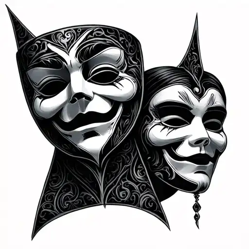 Borderline Personality Disorder Theater Mask