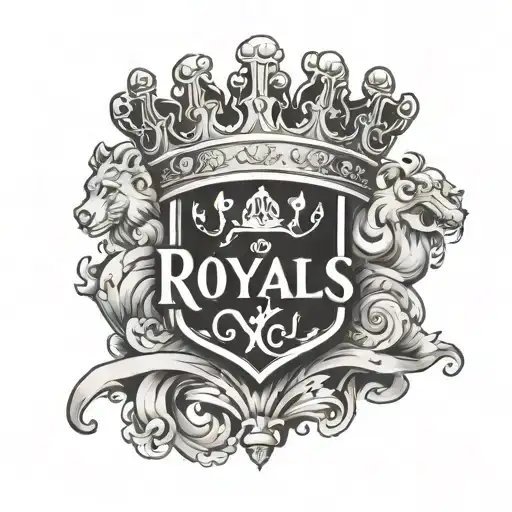 Royals Logo With A 5 Instead Of The Kc In The Middle