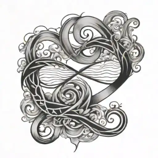 Infinity And Electrocardiogram Waves