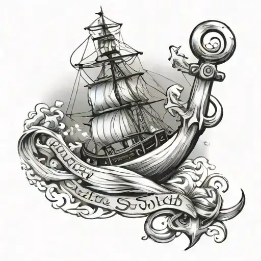 Smooth Seas Don't Make Great Sailors And Anchor