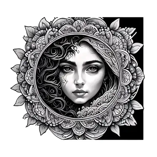 Mandala Ocean Theme Inner Arm