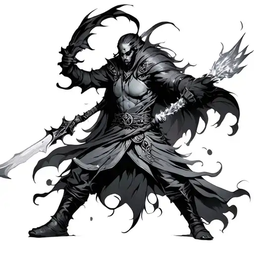 Overpowered Black Battle Mage